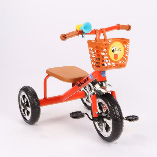 新しいファッションベビー三輪車スチールキッズ三輪車音楽付き/子供用プラスチック三輪車1